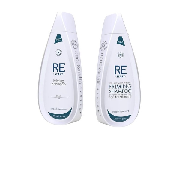 Nano keratin System Re Start Priming Shampoo Smooth Treatment Step 1/T9 10.oz - Picture 1 of 5